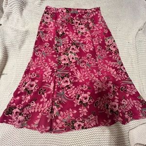 Pink midi skirt - SAG HARBOR - petite - size 8